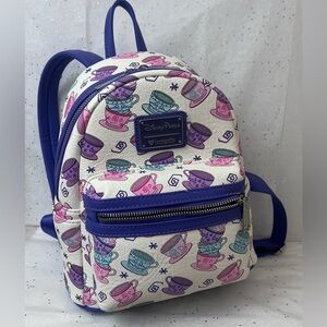 Loungefly Mad Hatter Teacups mini backpack
